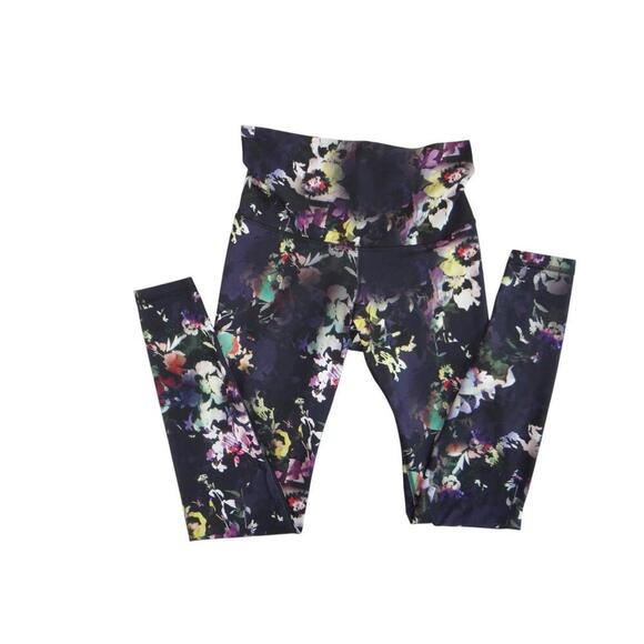 Floral Print High-Waisted Leggings - Picture 2 of 7